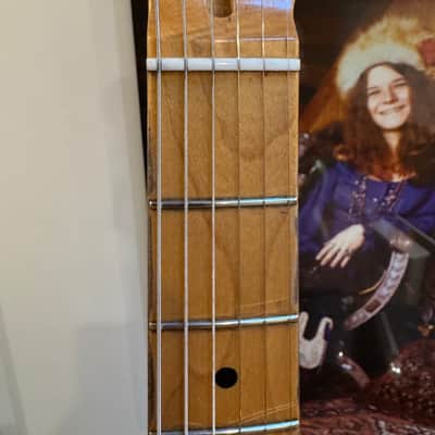 2025 G&L USA Custom Shop Icon Inspired Jimi Hendrix Legacy in Vintage White light Relic, reverse headstock, SSL2 pickups with Custom Shop Deluxe Gig Big! image 11