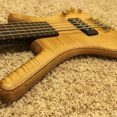 Warwick FNA 5 String Bass 1998 Natural (Wenge Neck / Fingerboard, OHSC) image 4