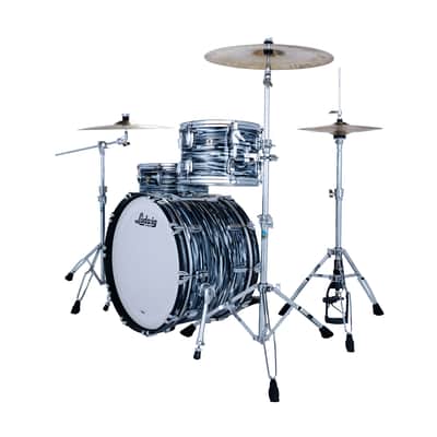 Ludwig Classic Maple Fab 3-Piece Drum Kit w/ 22" Kick - Black Oyster image 2