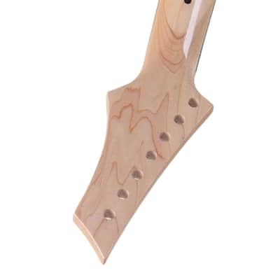 Canadian Maple 7-String Guitar Neck, 24 Fret, In-Line Headstock image 3