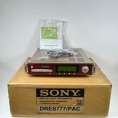 (New Old Stock) Sony DRE-S777 Digital Sampling Convolution Reverb Processor