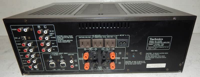 Technics SU-VX800 vintage stereo integrated amplifier | Reverb
