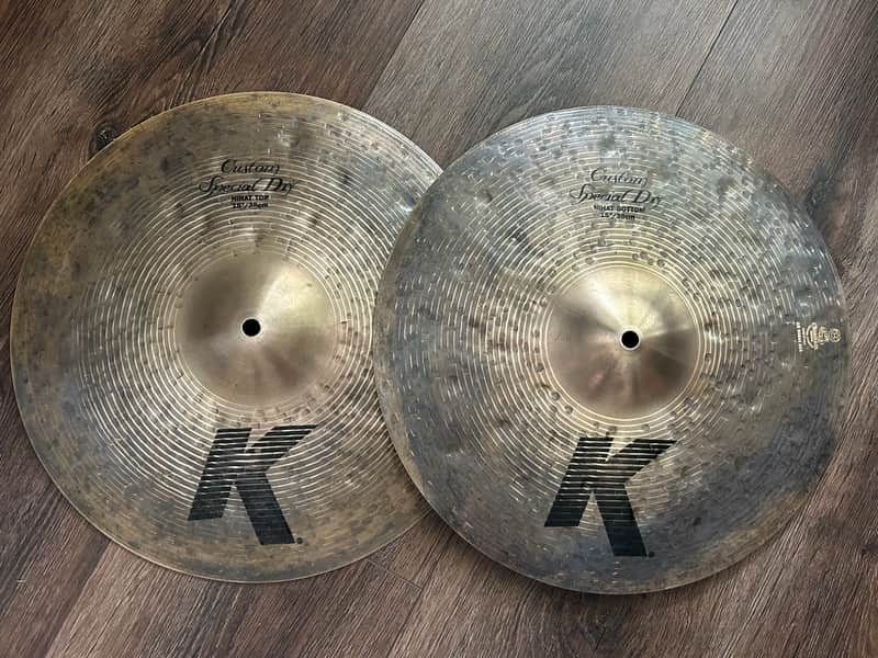 Zildjian 15" K Custom Special Dry Hi-Hat Cymbals (Pair) 2017 - Present - Traditional image 1