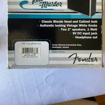 Fender Mini Tonemaster Amplifier With BOX! Tan/Brown image 5