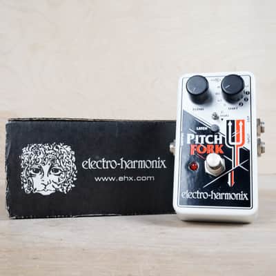 Electro-Harmonix Pitch Fork Polyphonic Pitch Shifter / Harmony Pedal w/ Box, Power Supply