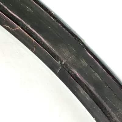 Pearl 22"x1 9/16" Bass Drum Black Inlay/Metal Hoop/Rim Vintage 70s-80s Japan MIJ image 6