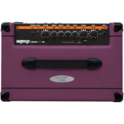 Orange Crush Bass 50 Glenn Hughes Limited Edition 50-Watt 1x12" Bass Combo 2021 - Purple image 3