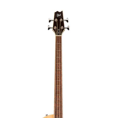 ESP LTD TL-4 Acoustic-Electric Bass Guitar - Natural image 6