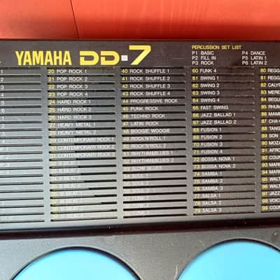 Yamaha DD-7 Japan vintage portable digital drum machine image 4