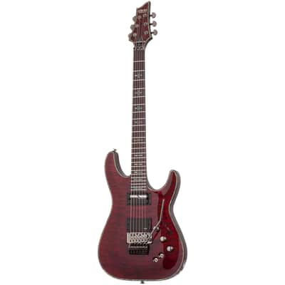 Schecter Hellraiser C-1 FR S Guitar - Black Cherry image 2