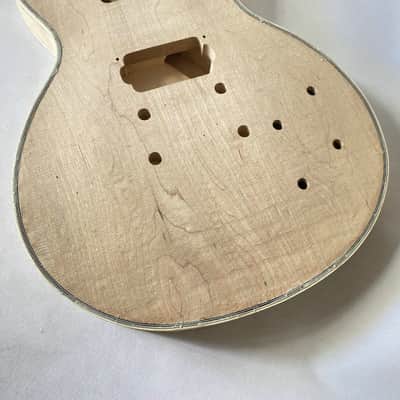 Maple Veneer Top Guitar Single Cut Basswood Body image 3