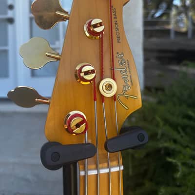 Fender 75th Anniversary Commemorative Precision Bass 2021 - 2-Color Bourbon Burst image 4