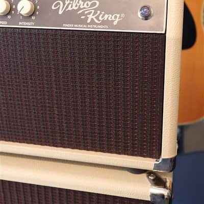 Fender Vibro-King 60W HEAD & 2 CABS - Blonde/Oxblood- USED image 5