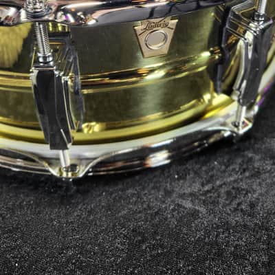 Ludwig "Super Brass" Snare Drum - 5 x 14 in. Aluminum Snare Drum / Authorized Dealer / Free Shipping image 3
