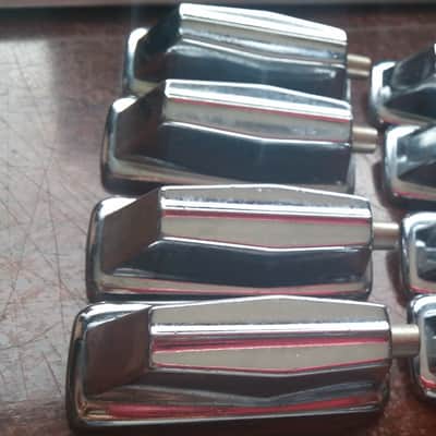 4 VINTAGE Pearl Coffin STYLE Bass Drum Lug 70s 90s 80s 2" Spacing image 7