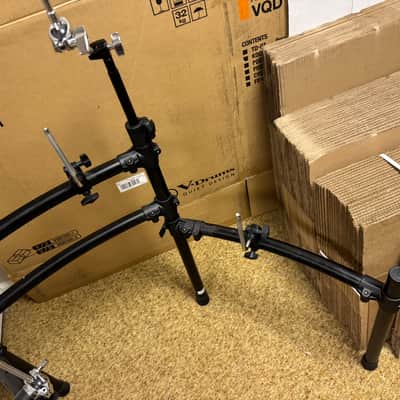Roland MDS-9V V-Drum Rack Fully Loaded, 2 Cymbal Arms, 4 Pad Mounts - 051526 image 2