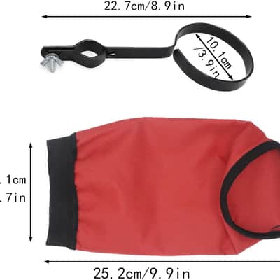 Portable Nylon Drum Stick Bag, Quick Change Drum Stick Holder for Drum Set, Waterproof and Dustproof Drum Sticks Bag, Percussion Stick Bag with Large Capacity image 2