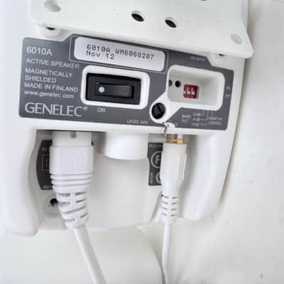 Genelec 6010A 3" Active Nearfield Studio Monitors - White image 4