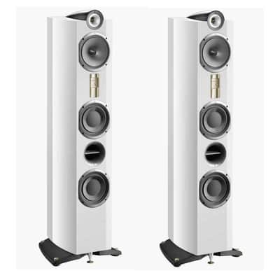 Triangle Genese Quartet HiFi Floor Standing Speaker, White, SINGLE image 1