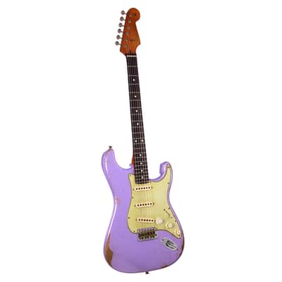 Fender Custom Shop MVP 1960 Stratocaster Relic - Lavender Stardust - Masterbuilt Levi Perry - Dealer Select Master Vintage Player Series Electric Guitar - NEW! image 8