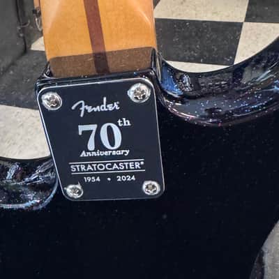Fender 70th Anniversary Player Stratocaster 2024 Nebula Noir image 5