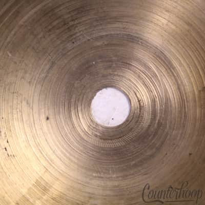 *Zildjian 17" 40s Paper-Thin 1012g Avedis Vintage A B20 Bronze USA Crash Cymbal* image 5