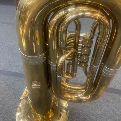 Cerveny ABB681 4 rotary valve Tuba SN#920021 a BB♭ (B-flat) tuba. MINT CONDITION  MINT CONDITION image 3