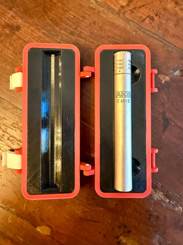 AKG C451 E Vintage SDC Microphone With CK1 Cardioid Capsule and Custom Box image 1