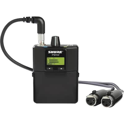 Shure P9HW Wired Bodypack Monitor