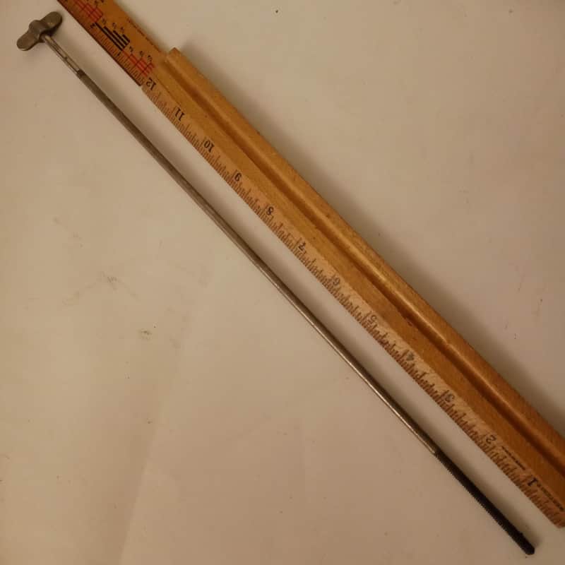 Leedy 14.75"Single-Tension Bass Drum Thumb Rod+Collar Walberg&Auge10-24Snare/Tom image 1