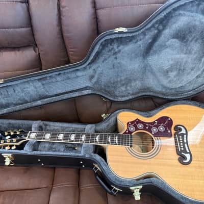 Epiphone EJ200SCE/N 2018 Natural Blonde, Sonic 2 preamp image 11