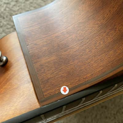 Luna Tattoo 40 Inch Acoustic Guitar, Mahogany Body, Mahogany Neck, Rosewood Fingerboard image 12