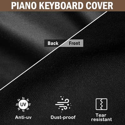 Piano Keyboard Dust Cover 88 Keys, Digital Electronic Piano Keyboard Covers, Thickening Full Covering Soft And Premium Surface, Essential Accessories To Protect Your Music Piano image 4