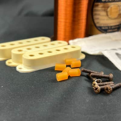 General Vintage Tone NOS Handwound For Stratocaster 50’s Magnet wire “ The Wheeler Chicago “ Heavy image 6