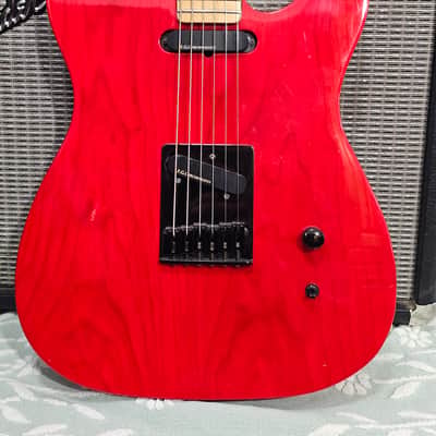 Fernandes TE-85T 1990s - Transparent Cherry Red Upgraded! image 9