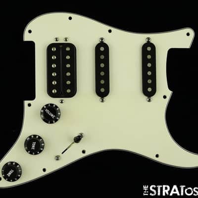 USED Fender American Standard Strat HSS LOADED PICKGUARD Aged White image 1