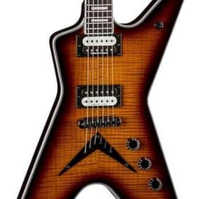 Dean ML Select Flame Top Electric Guitar, Trans Brazilian, ML SEL FM TBZ image 7