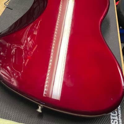 Fender Jaguar Left Handed JG66 -MIJ Japan made- Candy Apple Red image 4