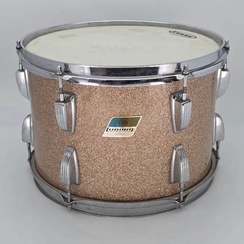 Used Vintage Ludwig Tom 13x9 Champagne Sparkle - Good image 1