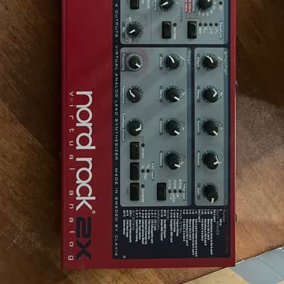 Nord 2X Rack 20-Voice Rackmount Virtual Analog Lead Synthesizer 2003 - 2014 - Red