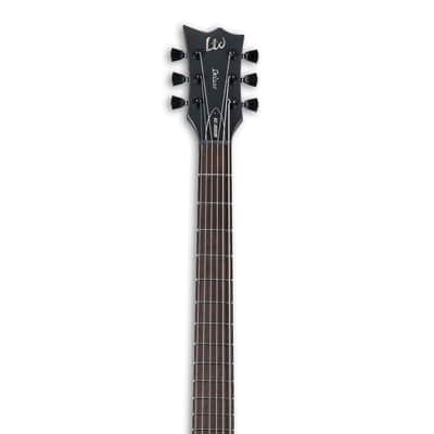ESP LTD LEC1000 Baritone Left Handed - Charcoal Metallic Satin - B-Stock image 6