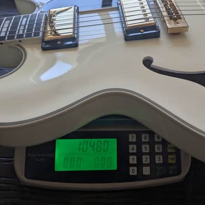 Used Gibson Custom Shop Alex Lifeson "Inspired By" ES-355 2008 - Alpine White image 13