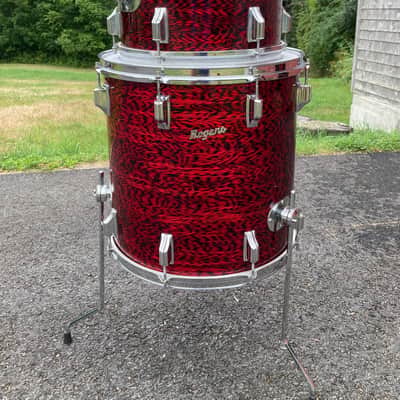 Rogers mid 60's Holiday Headliner Red Onyx image 17