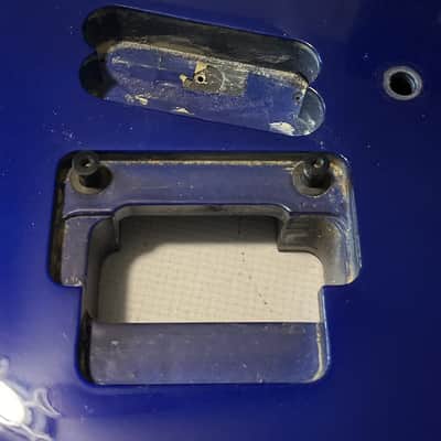 1990 Japan Charvel 275 Deluxe Candy Blue Guitar Body Floyd Ready image 6