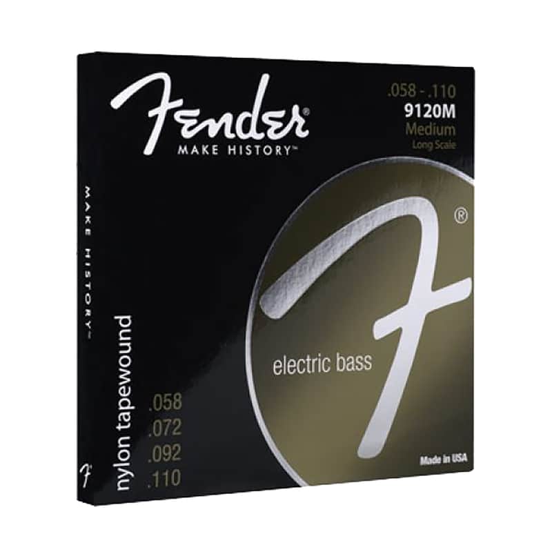Fender Nylon Tapewound Electric Bass Strings - 9120M image 1