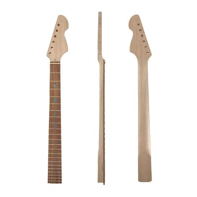 Electric Guitar Neck 22 Fret 25.5 Inch Mahogany Rosewood Fretboard Nice Inlay Bolt On Set in Heel Guitar Neck Replacement(Flower Inlay) image 1