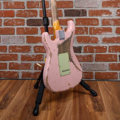 Fender Custom Shop LR25 ‘62/‘63 Stratocaster Super Heavy Relic Shell Pink Boos Leather Custom Pickguard 2025 image 7