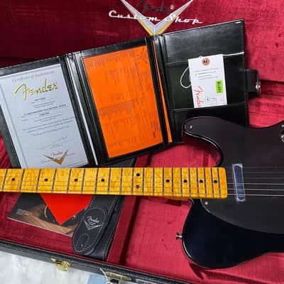 NEW! Fender Custom Shop Flamethrower Telecaster Custom - NOS - Modern Specs - Texas Special Pick-Ups - AAAA Flamed Neck - Black Sparkle - Authorized Dealer - 7.5lbs - G07234 image 14