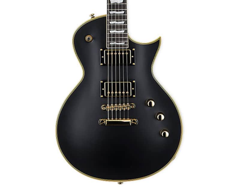 ESP LTD EC-1000 Electric Guitar w/Seymour Duncan - Vintage Black - B-Stock image 1