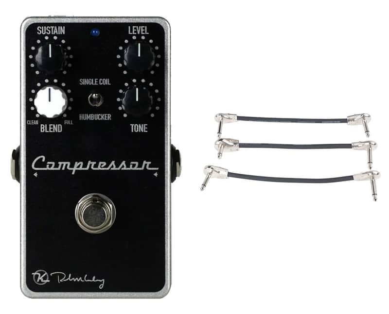 Keeley Compressor Plus w/ Tone And Blend Control + Gator Patch Cable 3 Pack image 1